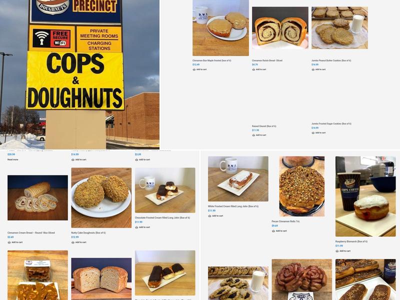 Cops & Doughnuts - Central Precinct Menu