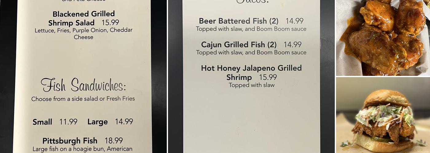 Pepperoncini's Pub Menu