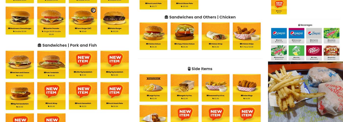 Mr Quick Drive Thru Menu