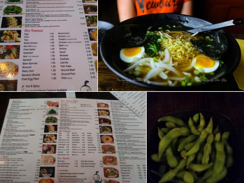 Ramen Bar Menu