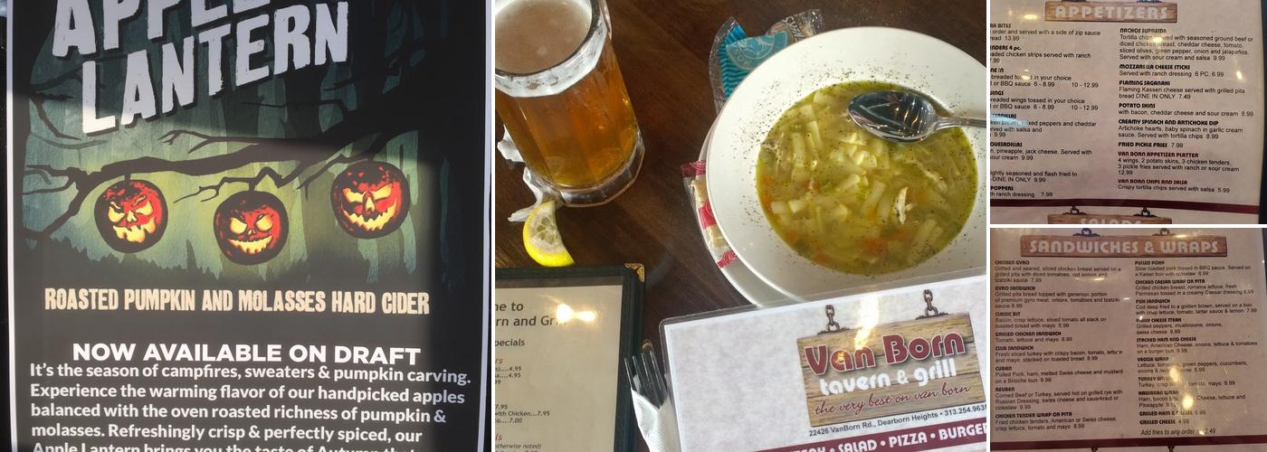 Van Born Tavern & Grill Menu