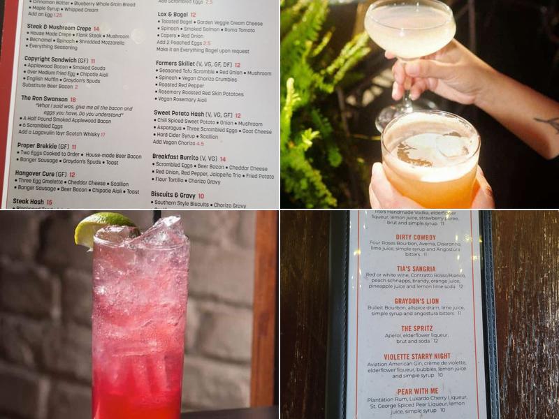 Graydon's Crossing Menu