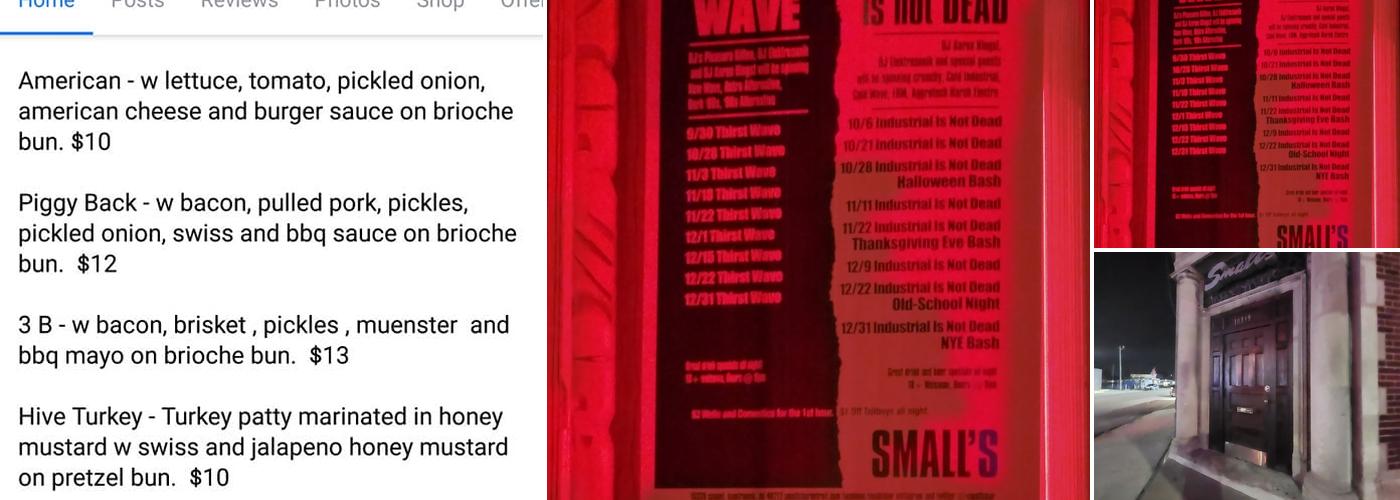 Small's Menu