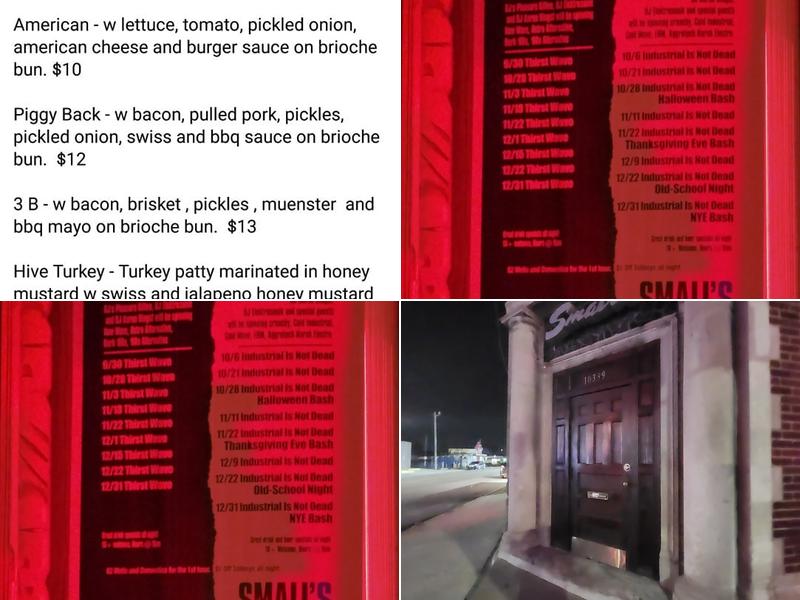 Small's Menu