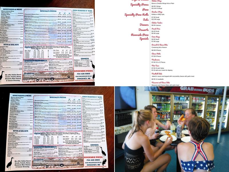 Riverside Pizza Menu