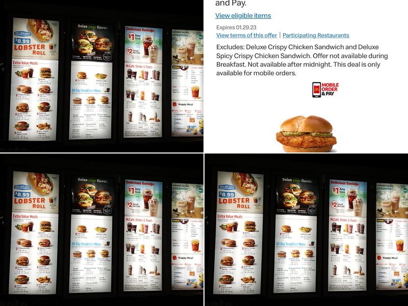 McDonald's Menu