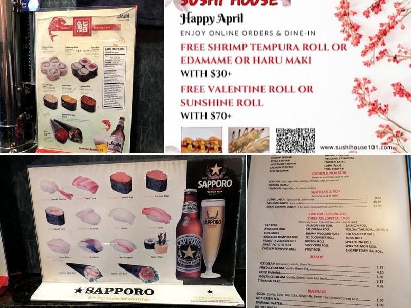 Sushi House Menu