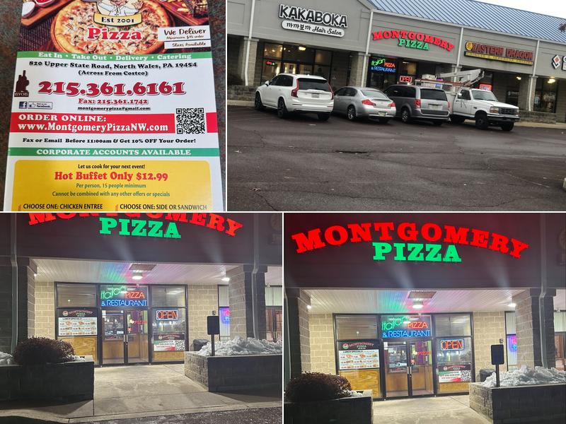 Montgomery Pizza 820 Upper State Rd, North Wales