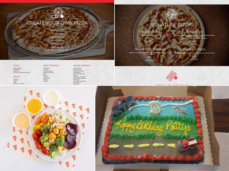 Silver Bow Pizza Parlor Menu