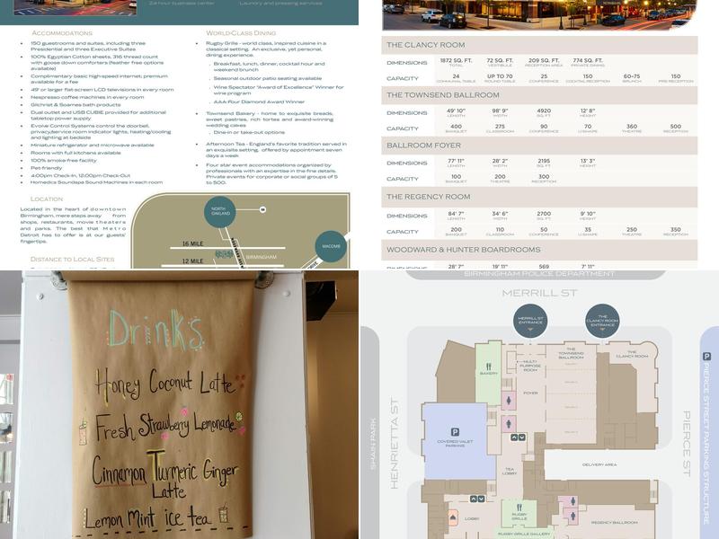 Townsend Bakery ToGo Menu