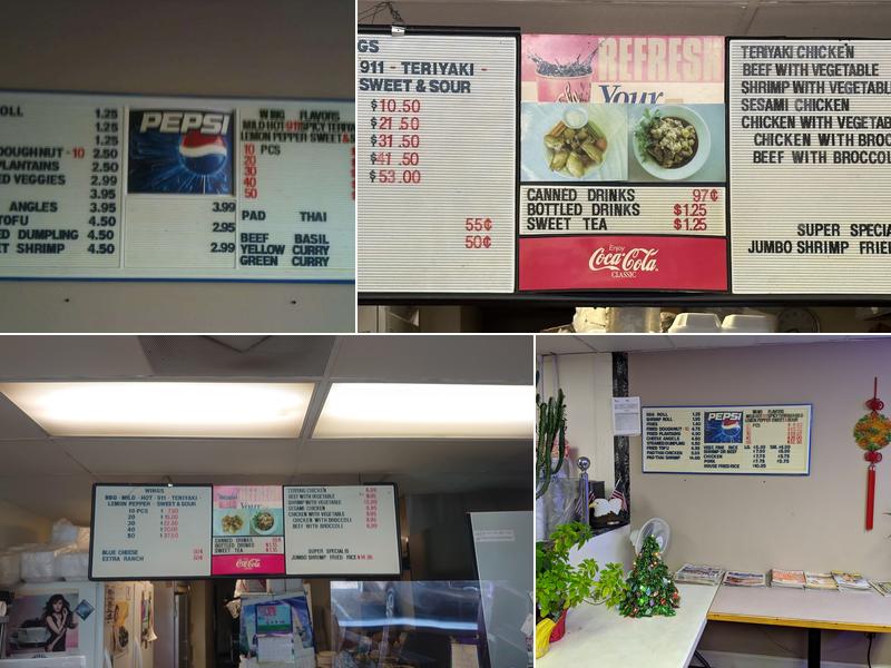 L.A. Hot Wings Menu