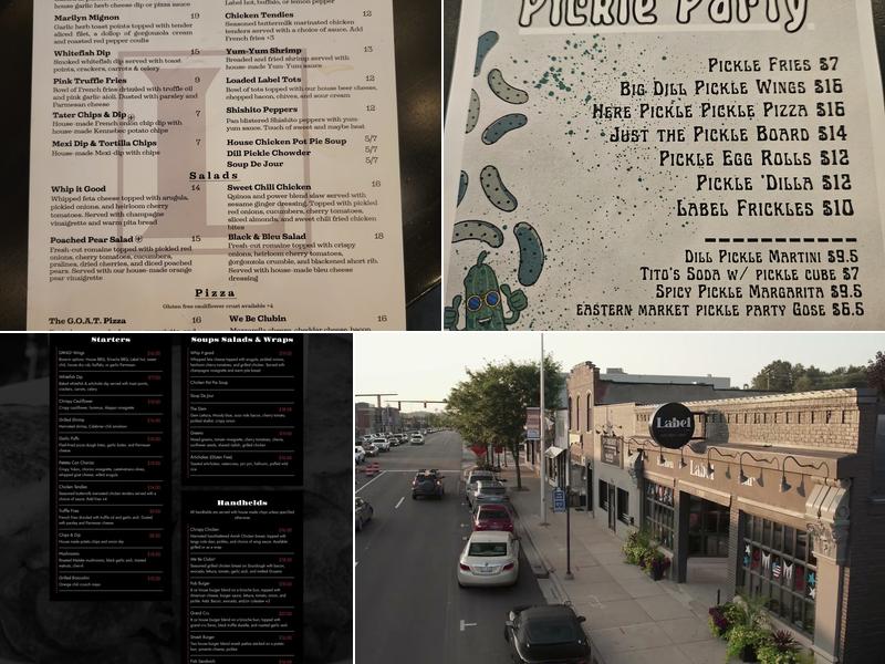 Label Kitchen + Bar Menu