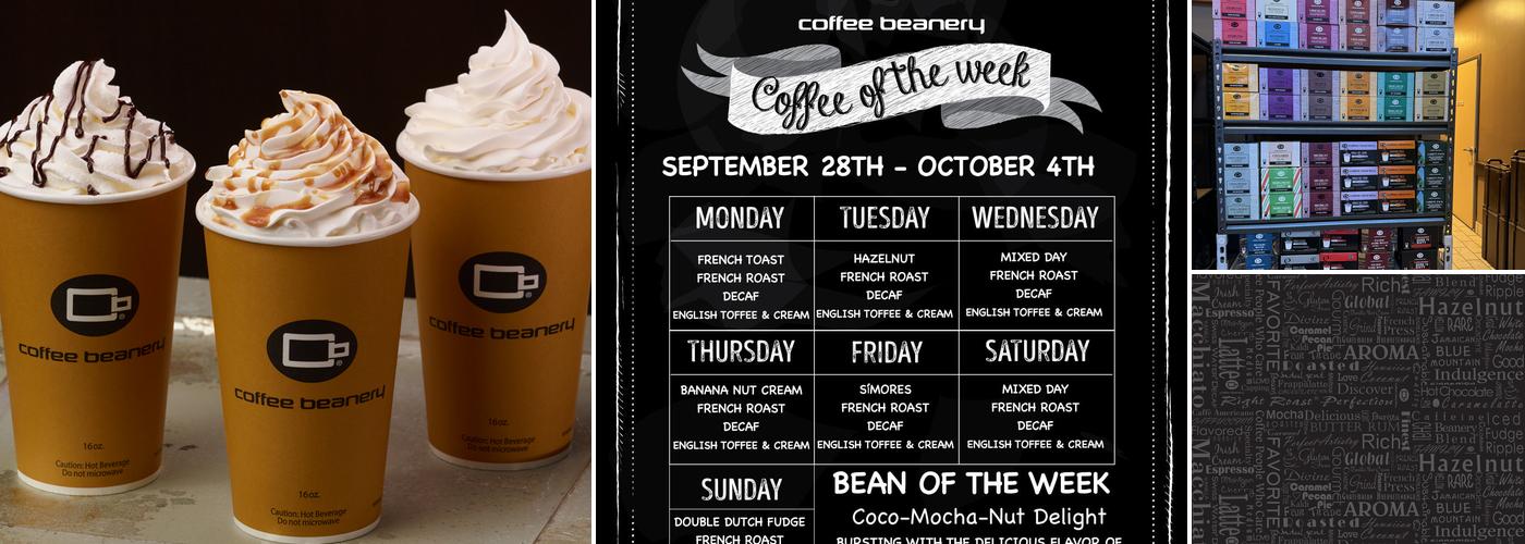 Coffeee Beanery Brighton Menu