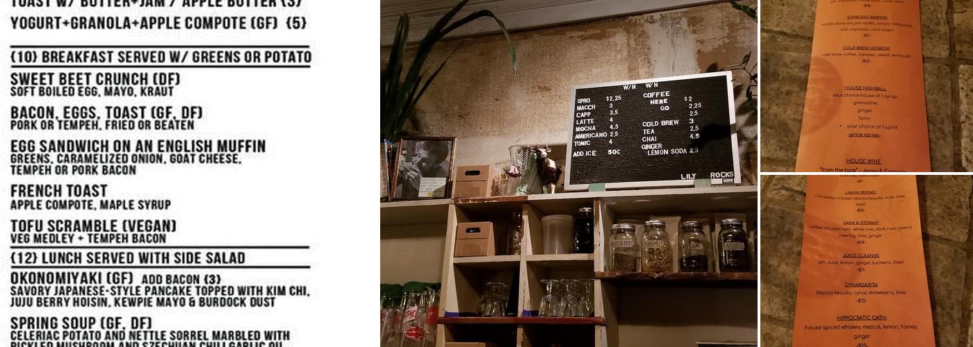 Win Win Coffee Menu