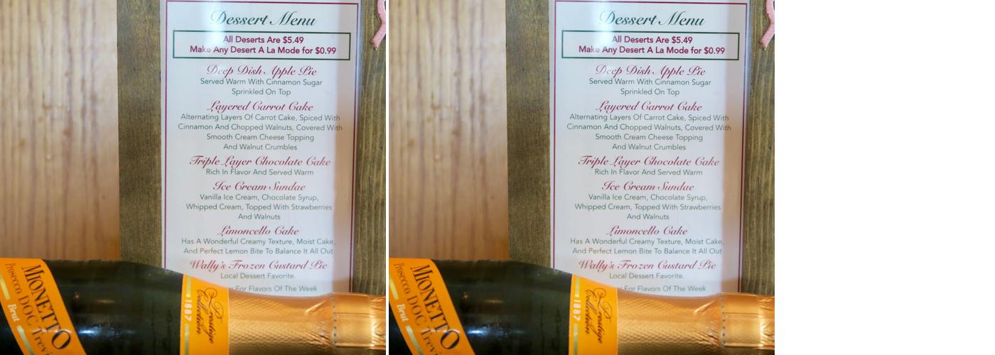 Champs Rotisserie and Seafood Menu