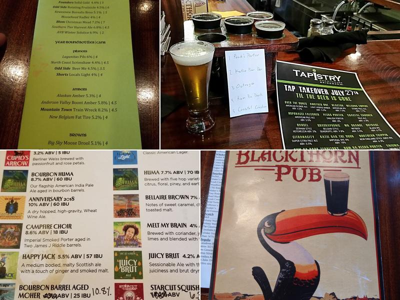 Blackthorn Pub Menu