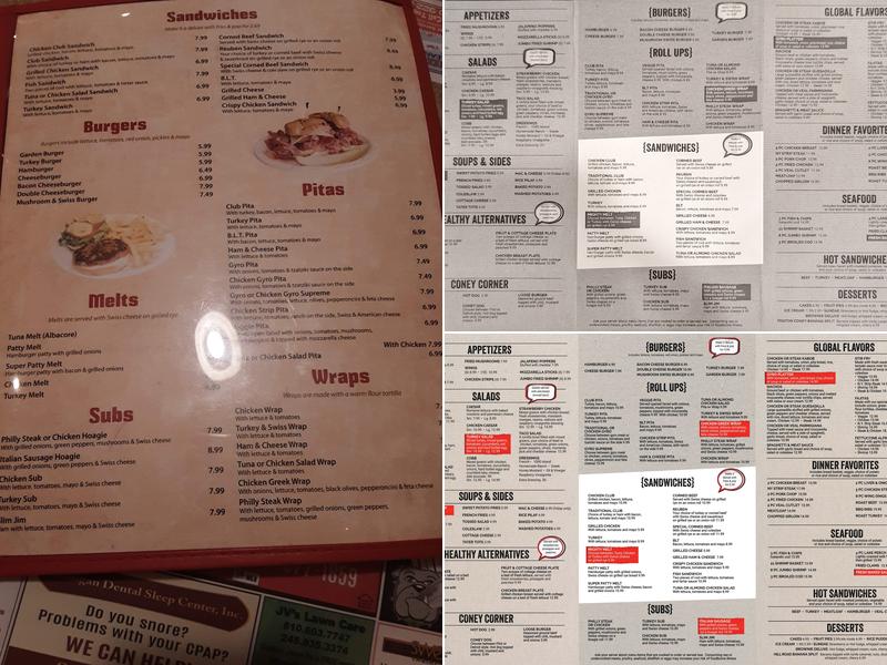 Fenton Coney Grill Menu