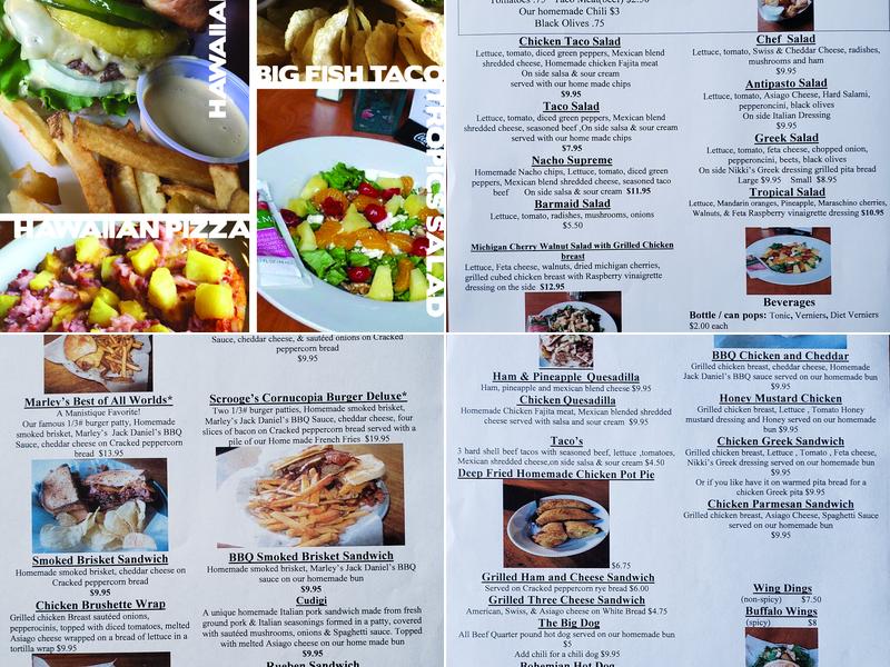 Marley's Bar & Grill Menu