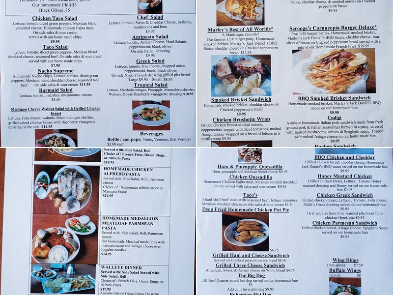 Marley's Bar & Grill Menu