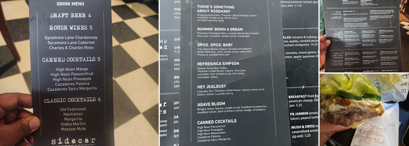 Sidecar Slider Bar Menu