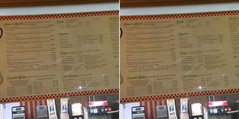 Dairy Barn Menu