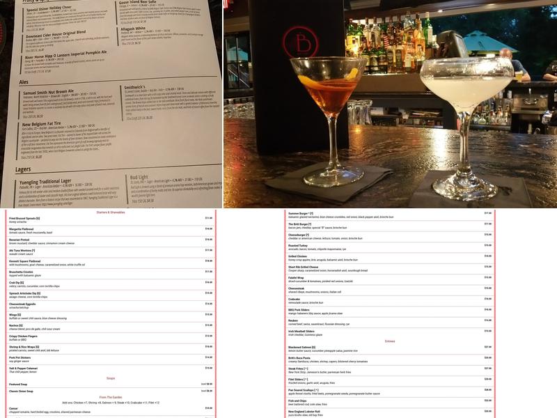 Brittingham's Pub Menu