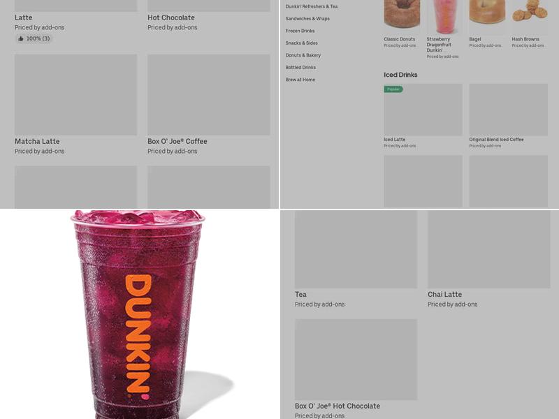 Dunkin' Menu