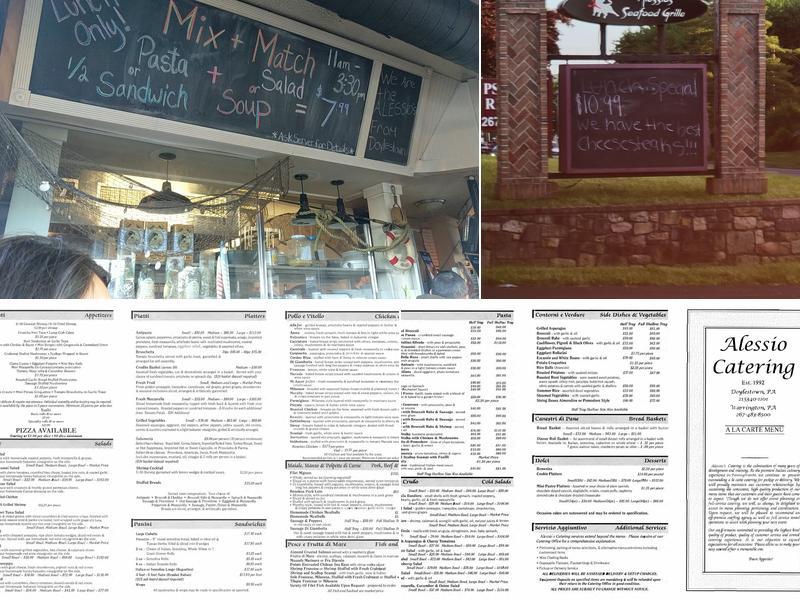 Alessio's Seafood Grille Menu