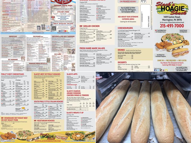 Philly Pete’s Eats Menu