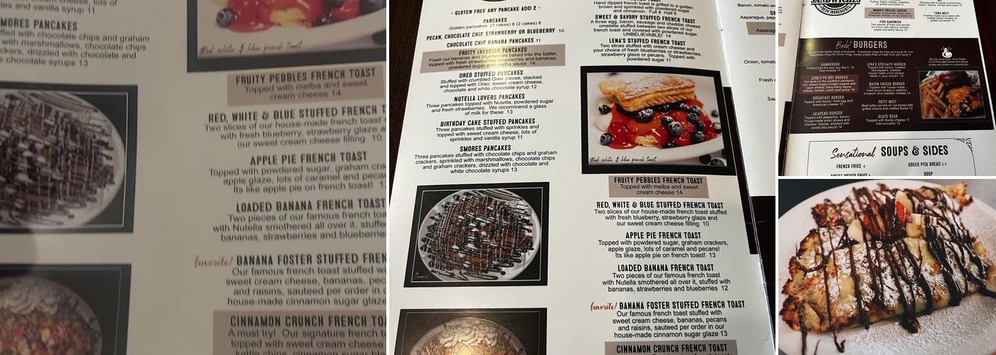 Lena's Kitchen Menu
