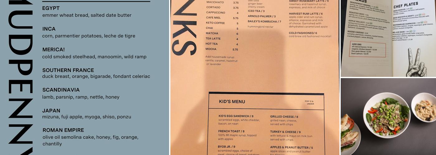 MudPenny Menu