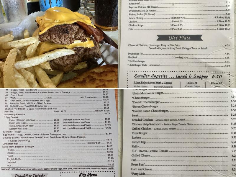 D & B Cafe Menu