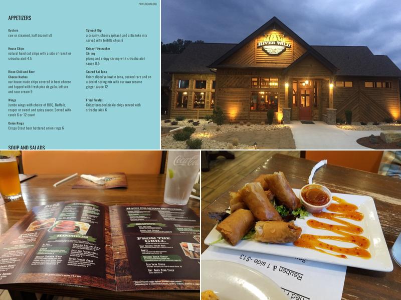 River Wild Menu
