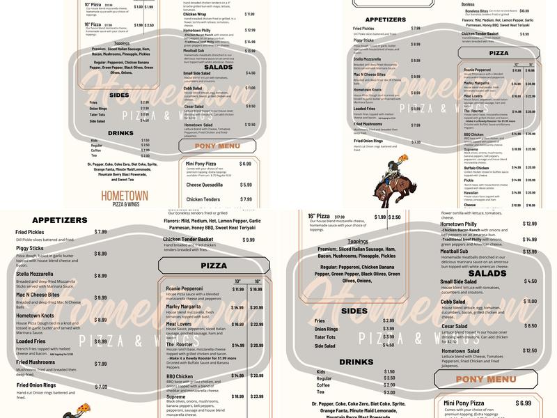 Hometown Pizza & Wings Menu