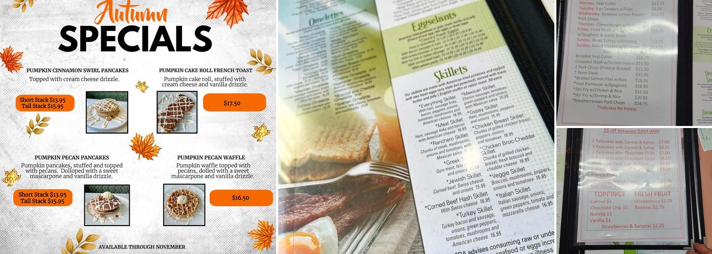 L & G Restaurant Menu