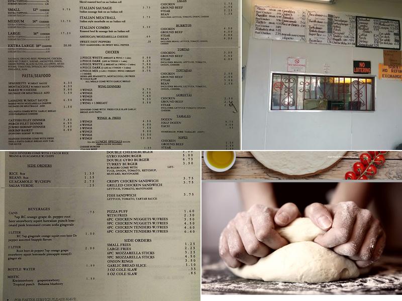 Margarita's Pizzeria Menu