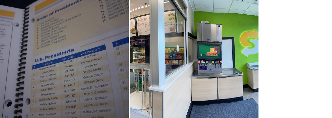 Subway Menu
