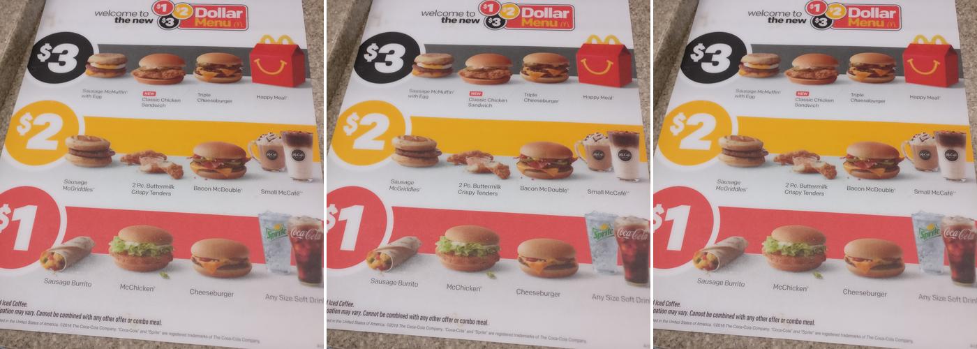 McDonald's Menu