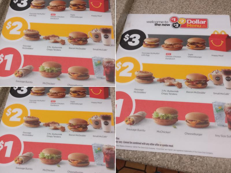 McDonald's Menu