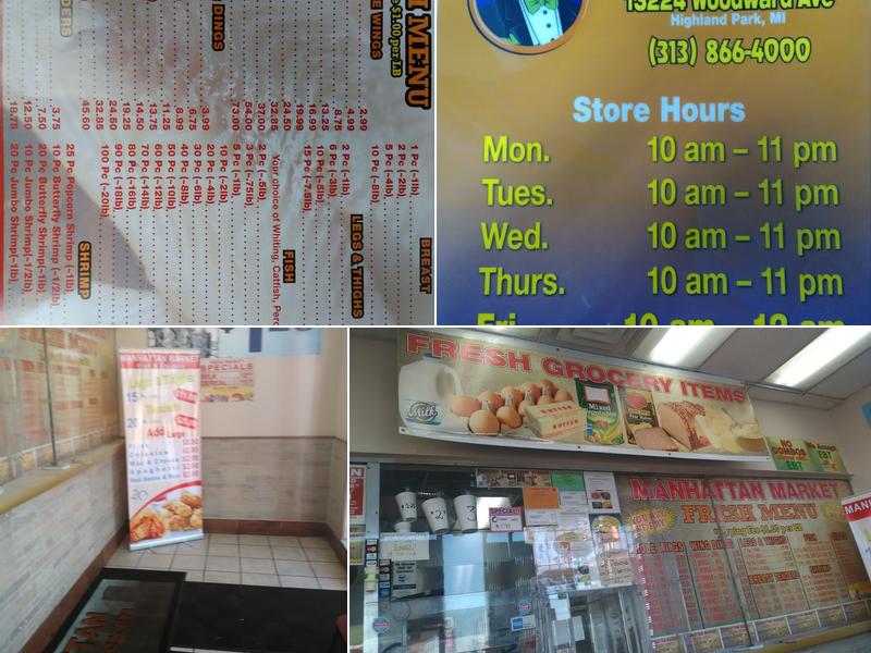 Manhattan Fish & Chicken Market Menu