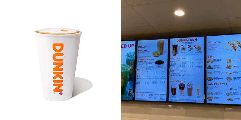 Dunkin' Menu