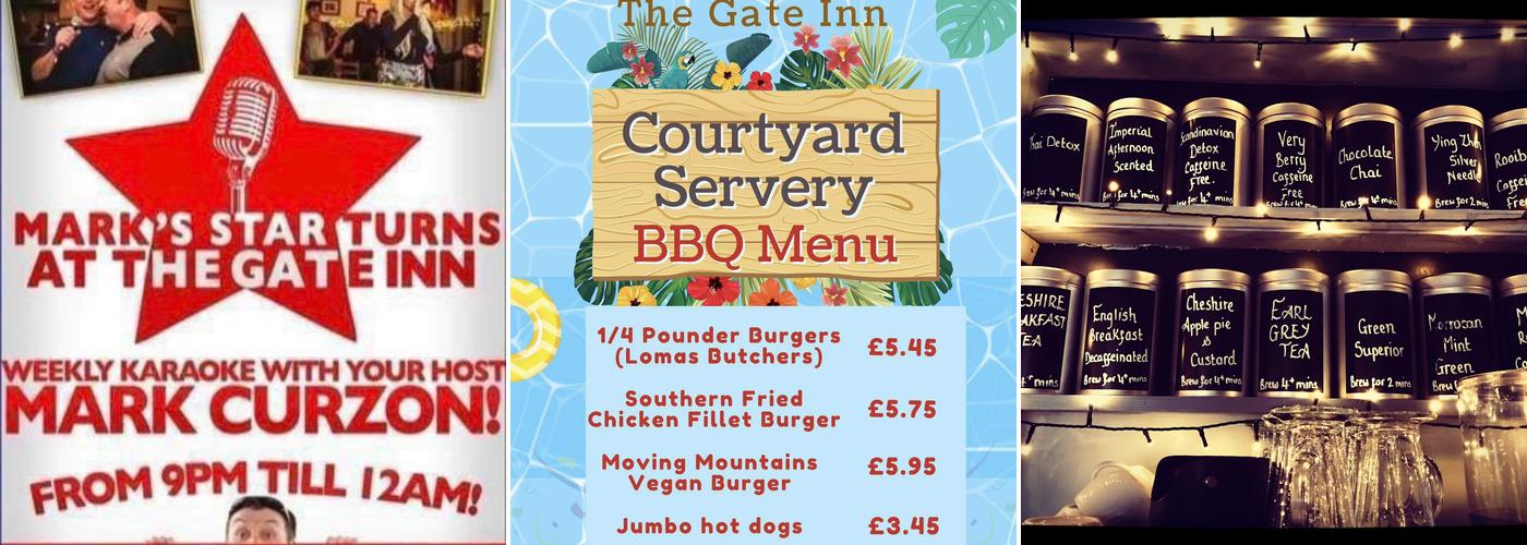 The Gate Inn Menu
