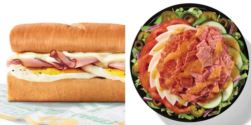 Subway Menu