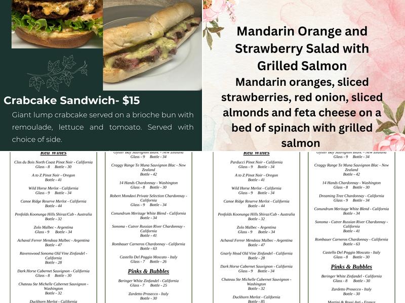 8th Street At the Ivy Menu