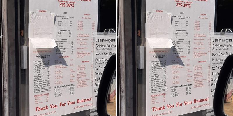 Smith's Fried Chicken Menu