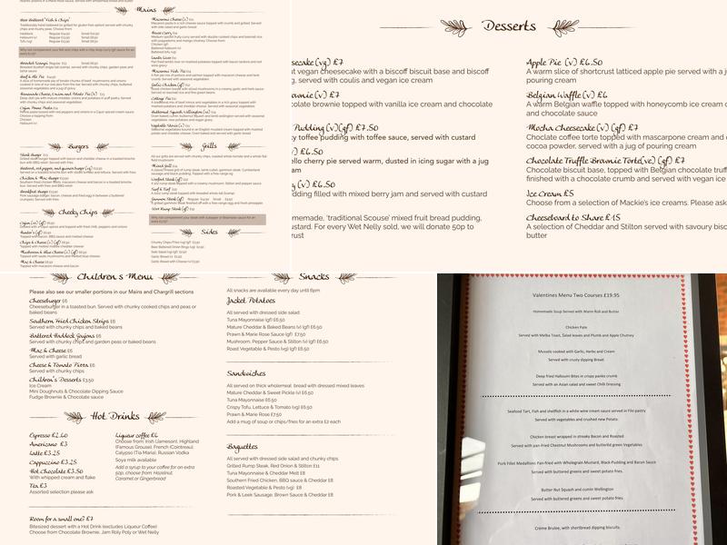 The Hanging Gate Menu