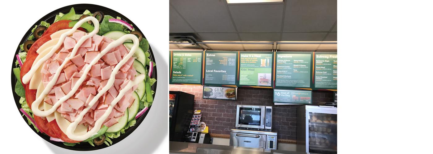 Subway Menu