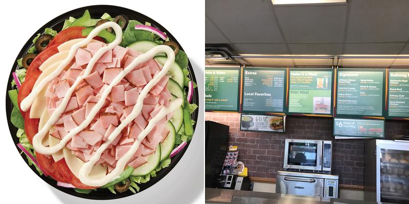 Subway Menu