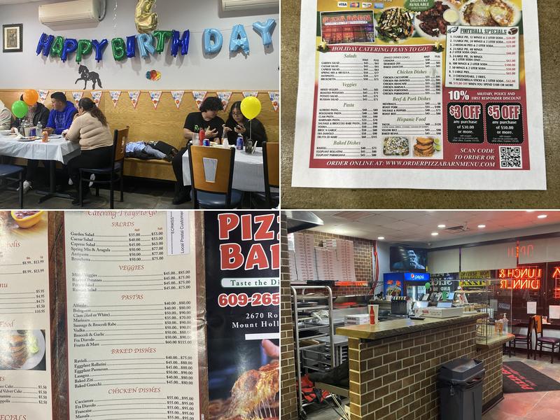 Pizza Barn Menu