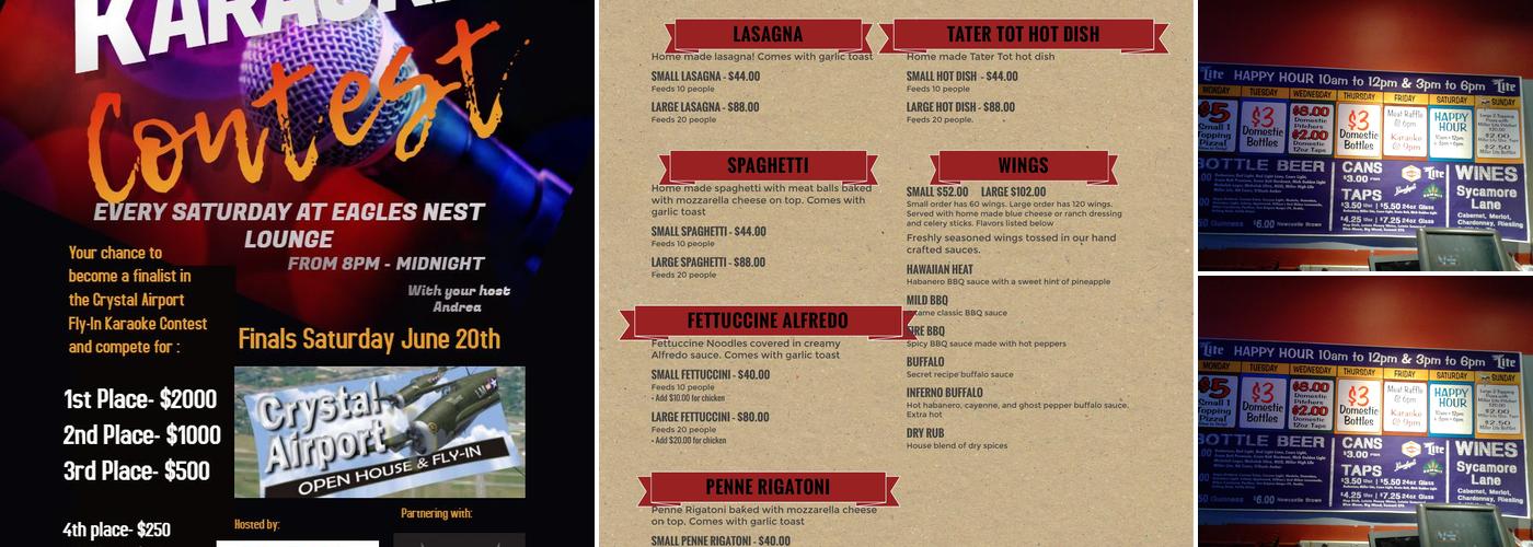 Broadway Pizza (Eagles Nest Lounge) Menu